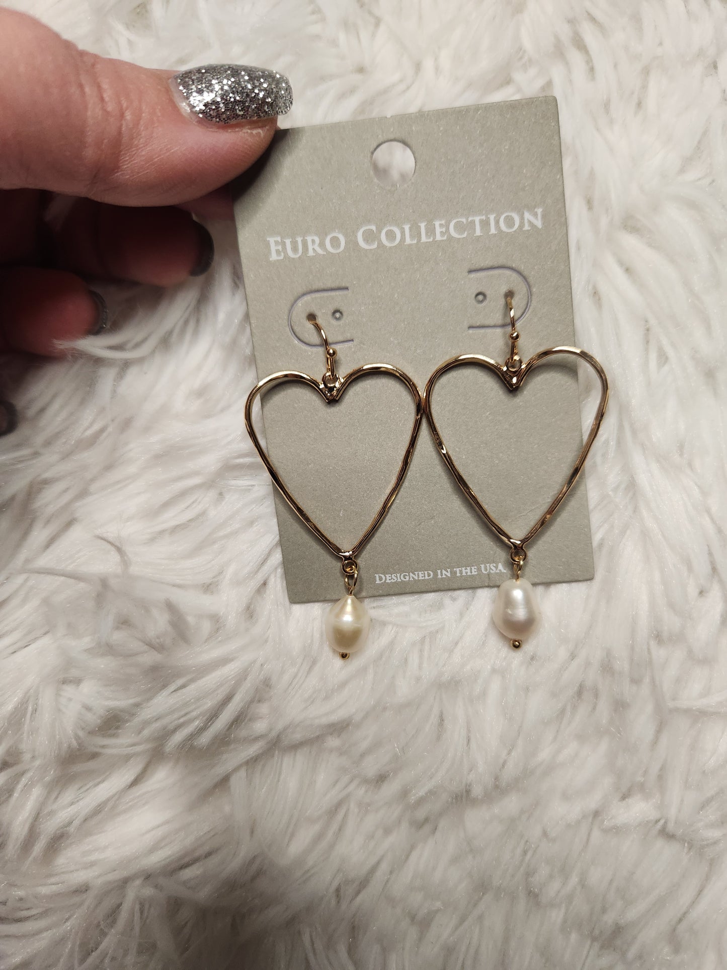 Heart Dangle Earrings