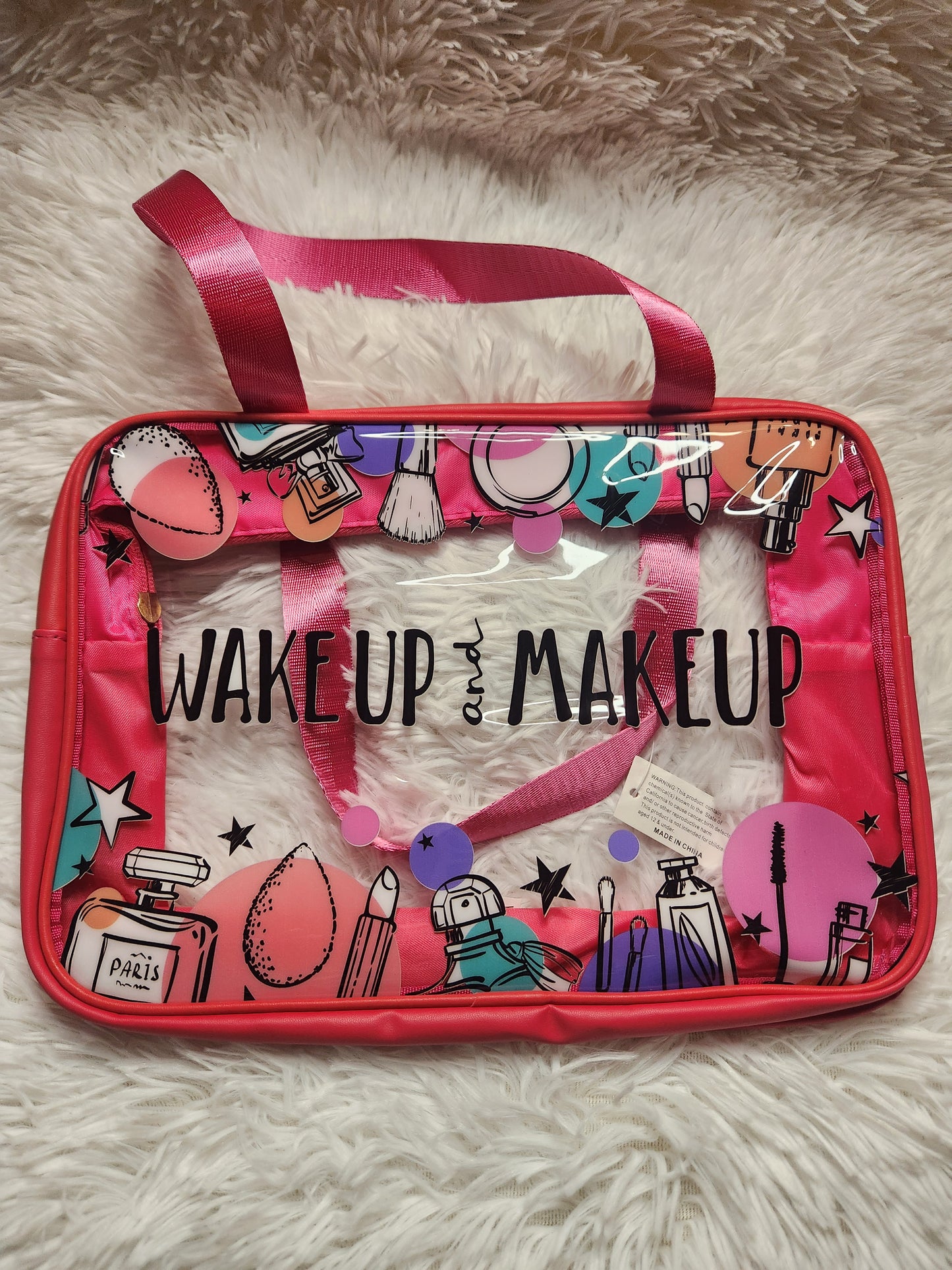 Wake Up and Makeup Bag