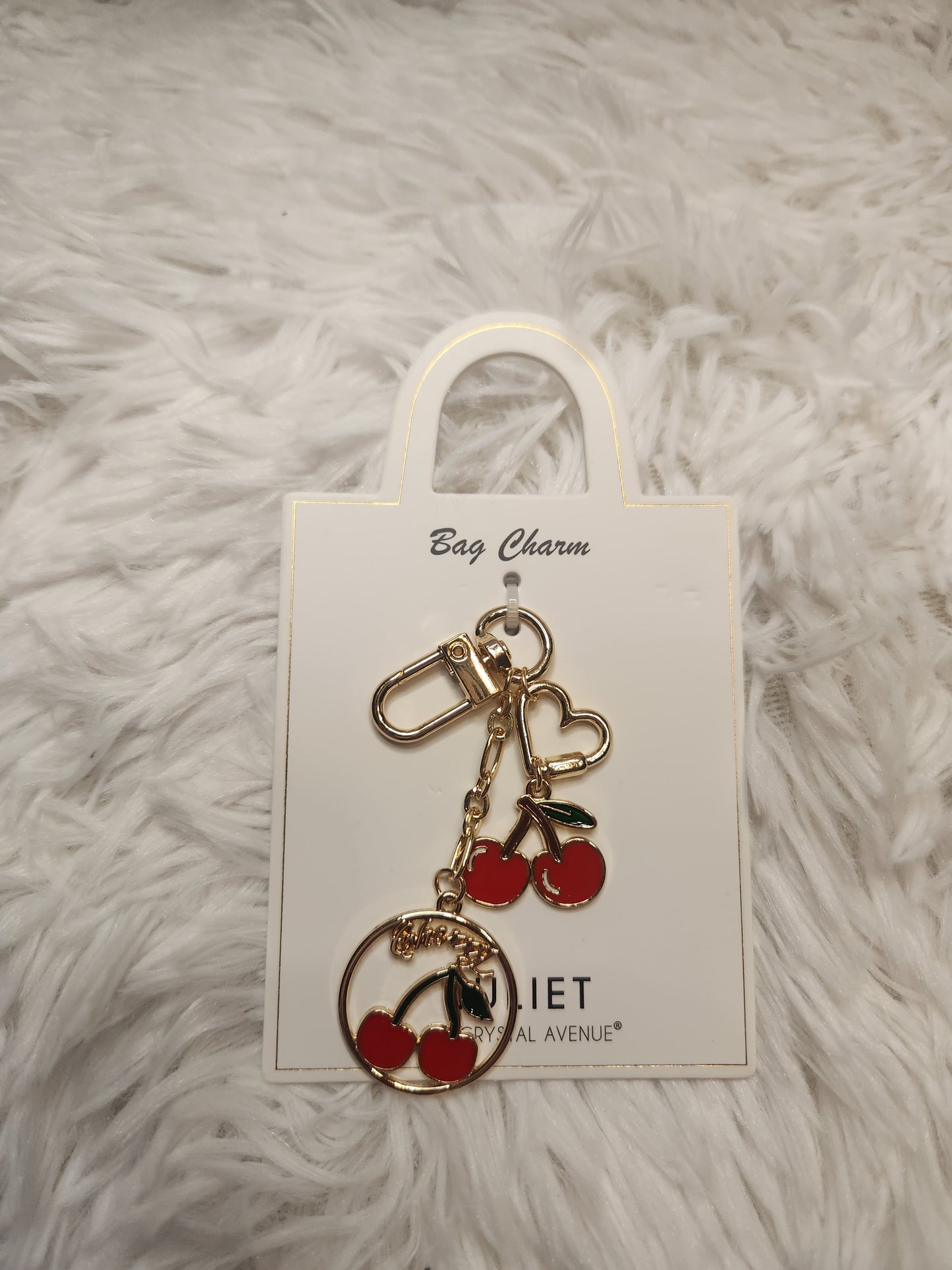 Cherry Bag Charm