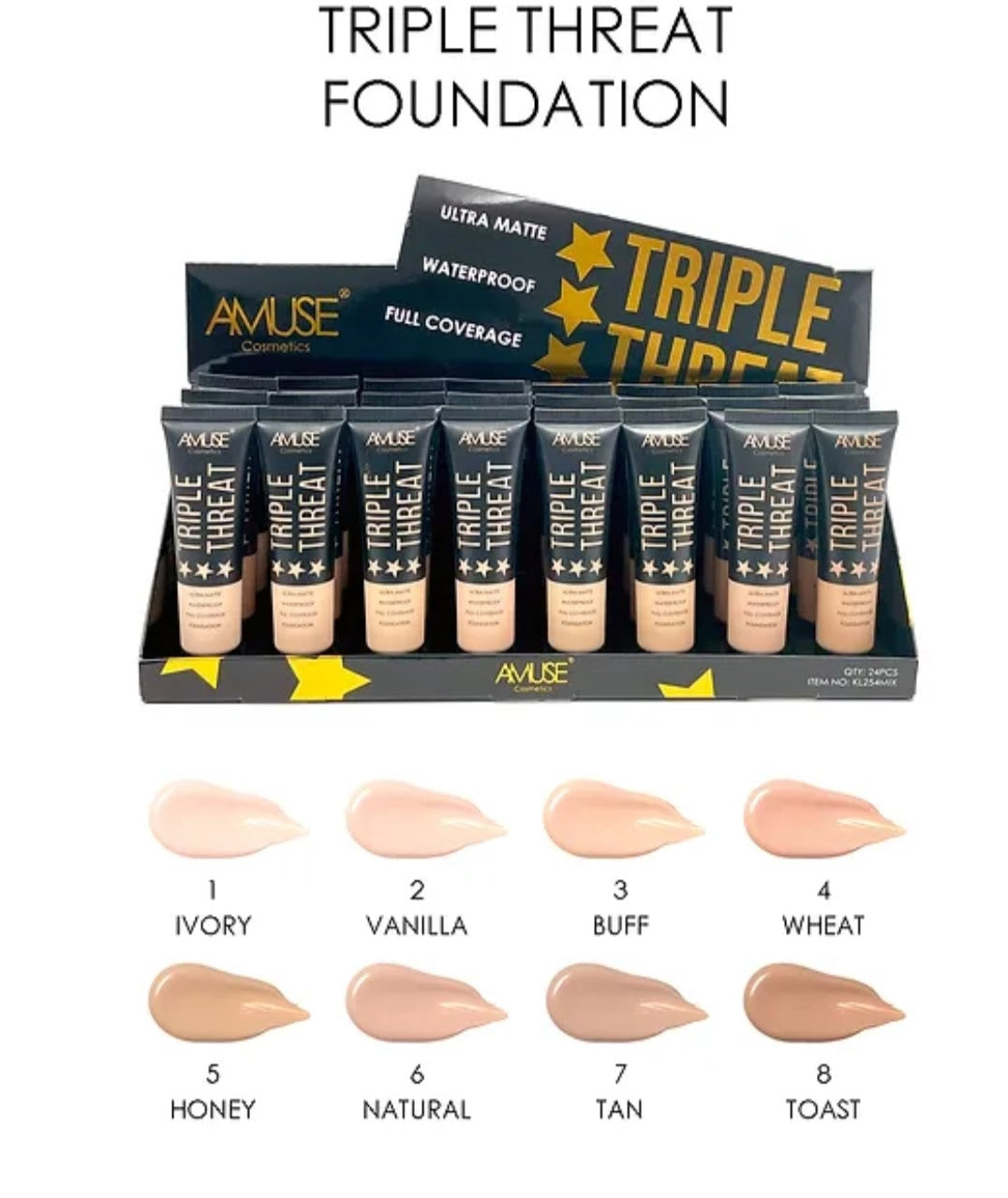 Triple Threat Foundation by Amuse