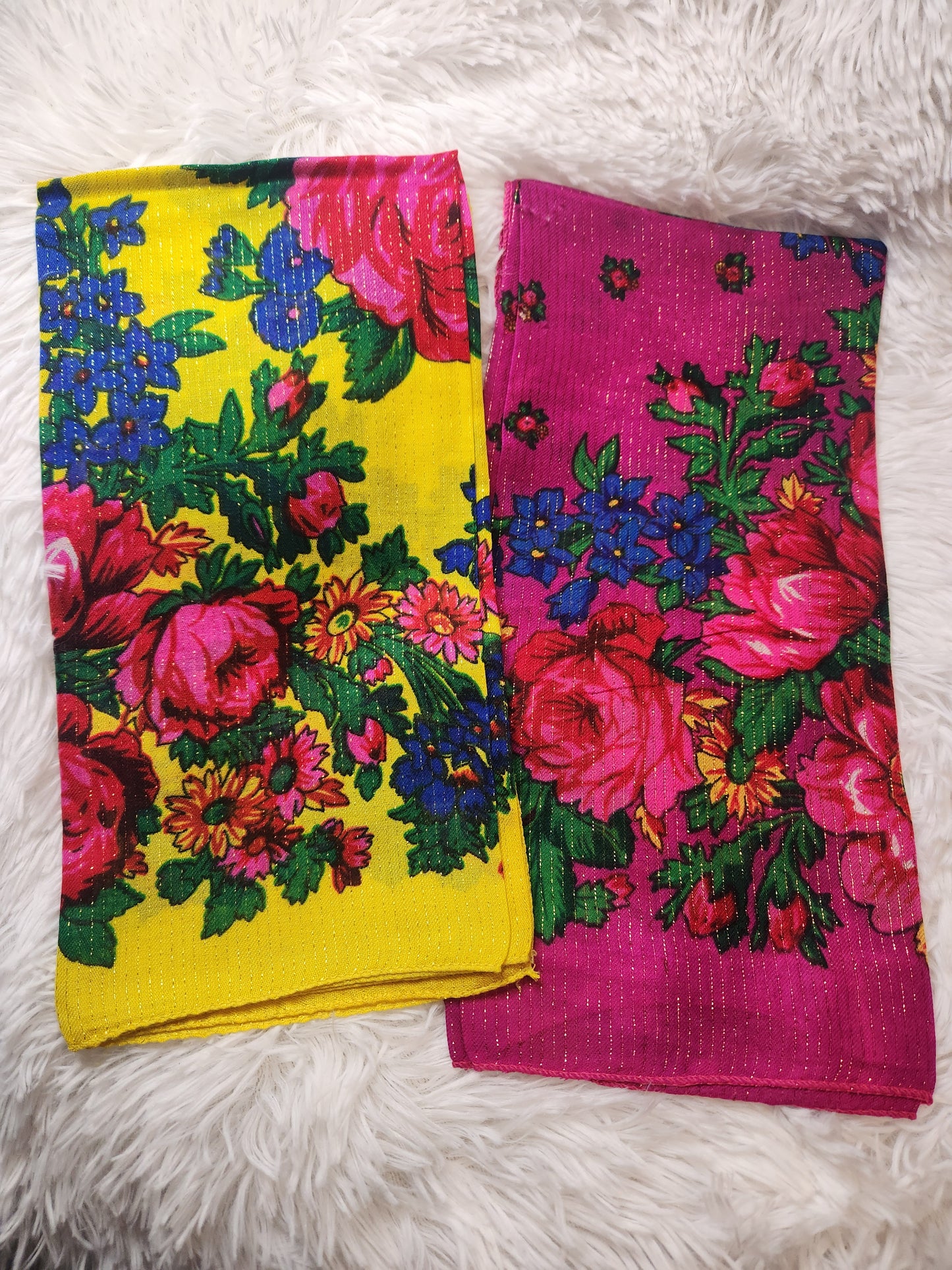 Metallic Kokum Scarf