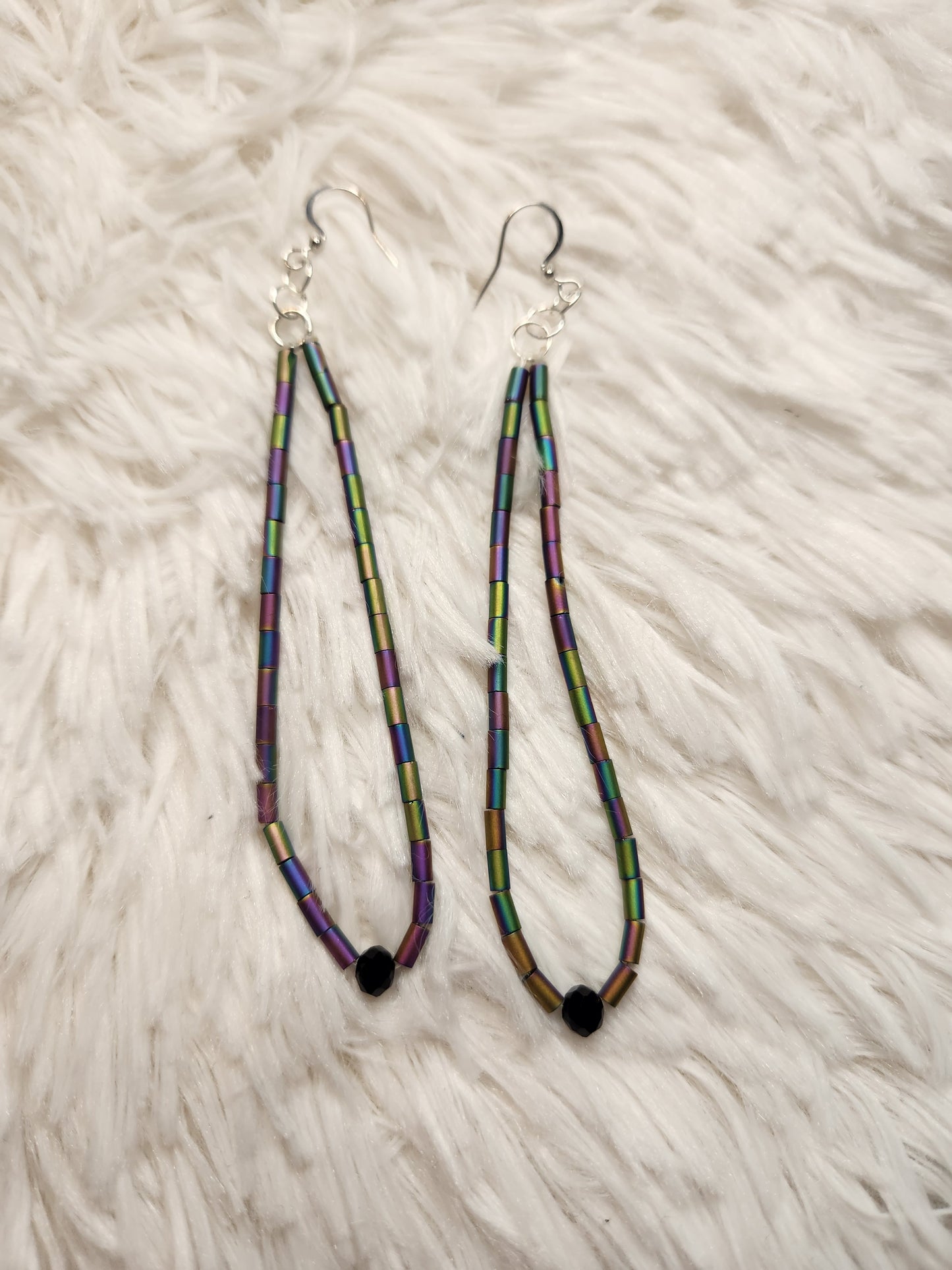 Turquoise Rose Earrings