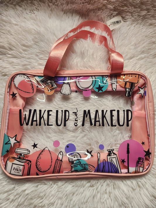 Wake Up and Makeup Bag