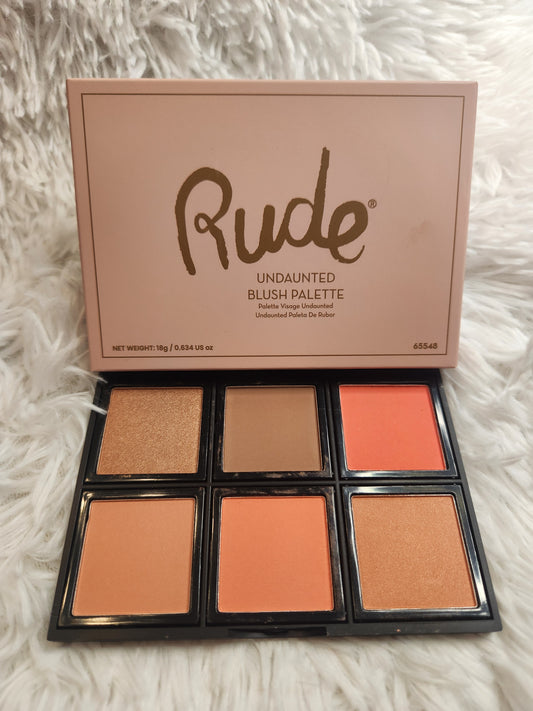 Undaunted Blush Palette by Rude