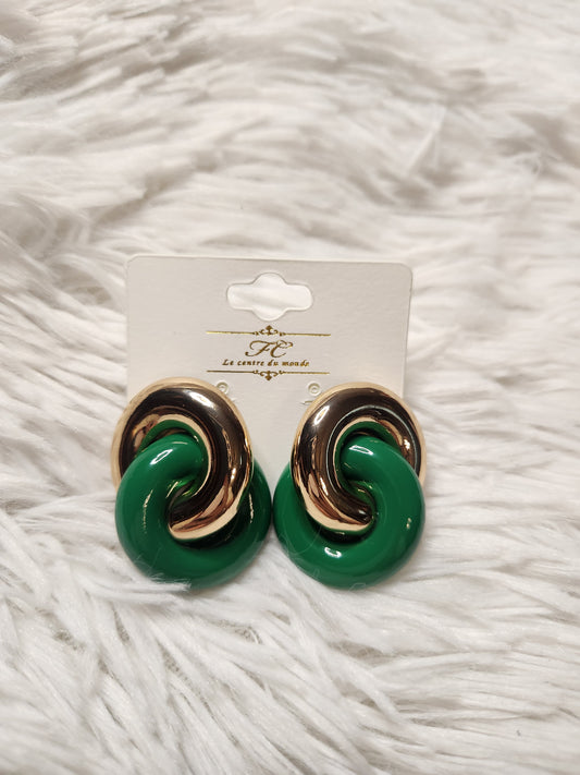 Two Tone Earrings