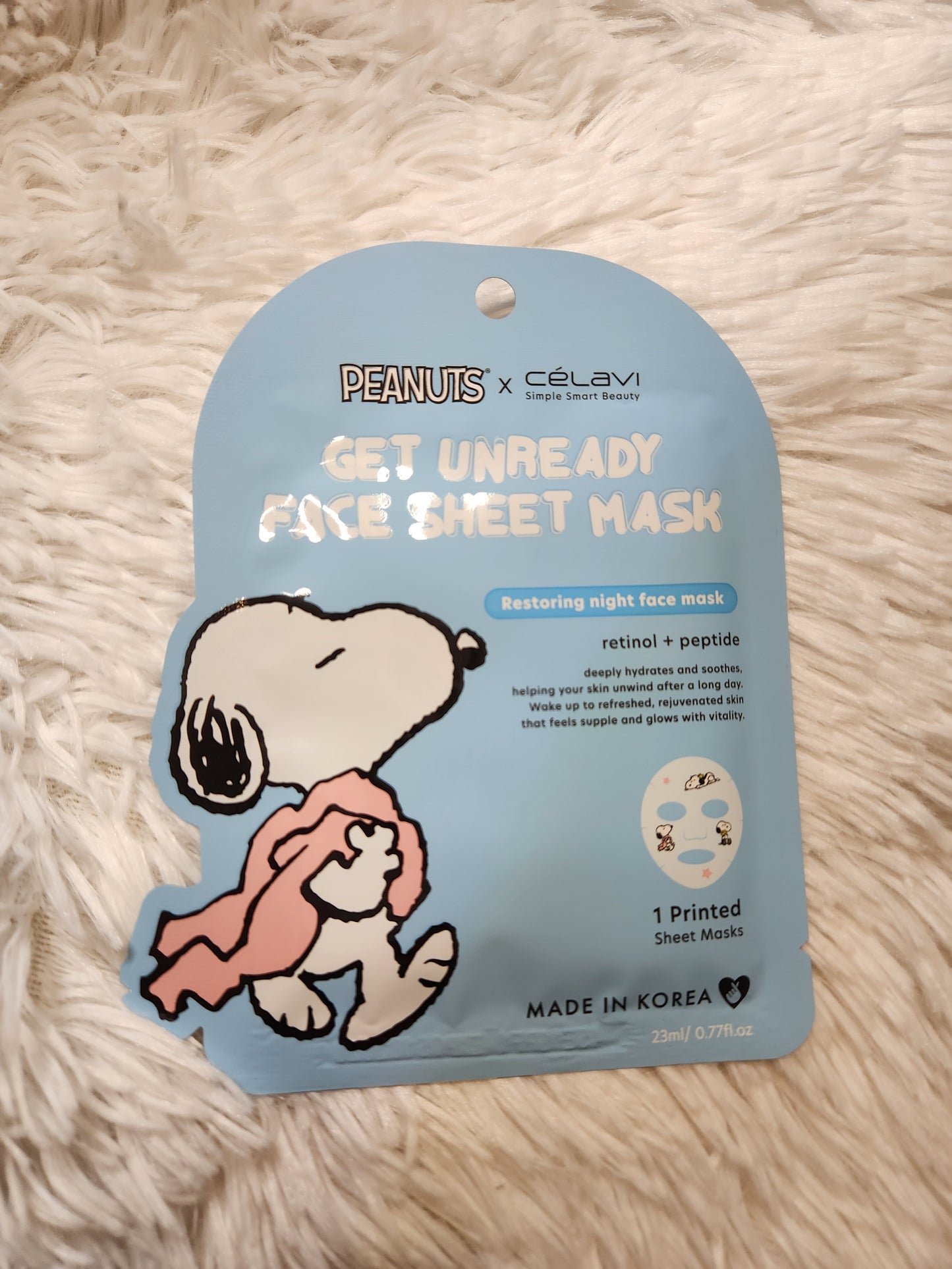 Celavi x Peanuts Sheet Masks