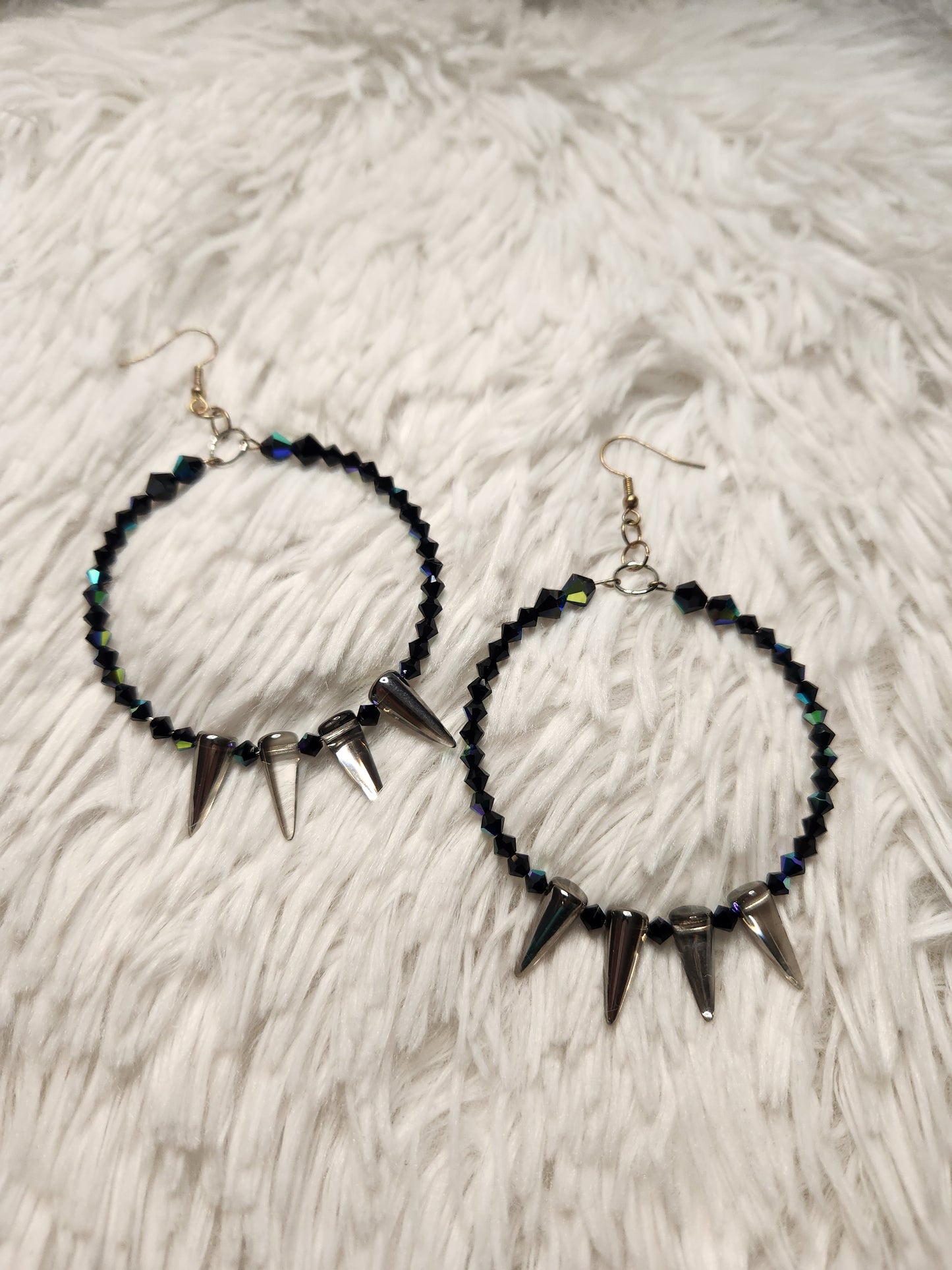 Turquoise Rose Earrings