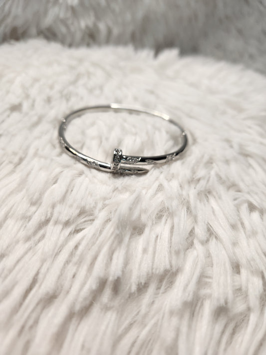 Rhinestone Nail Bracelet