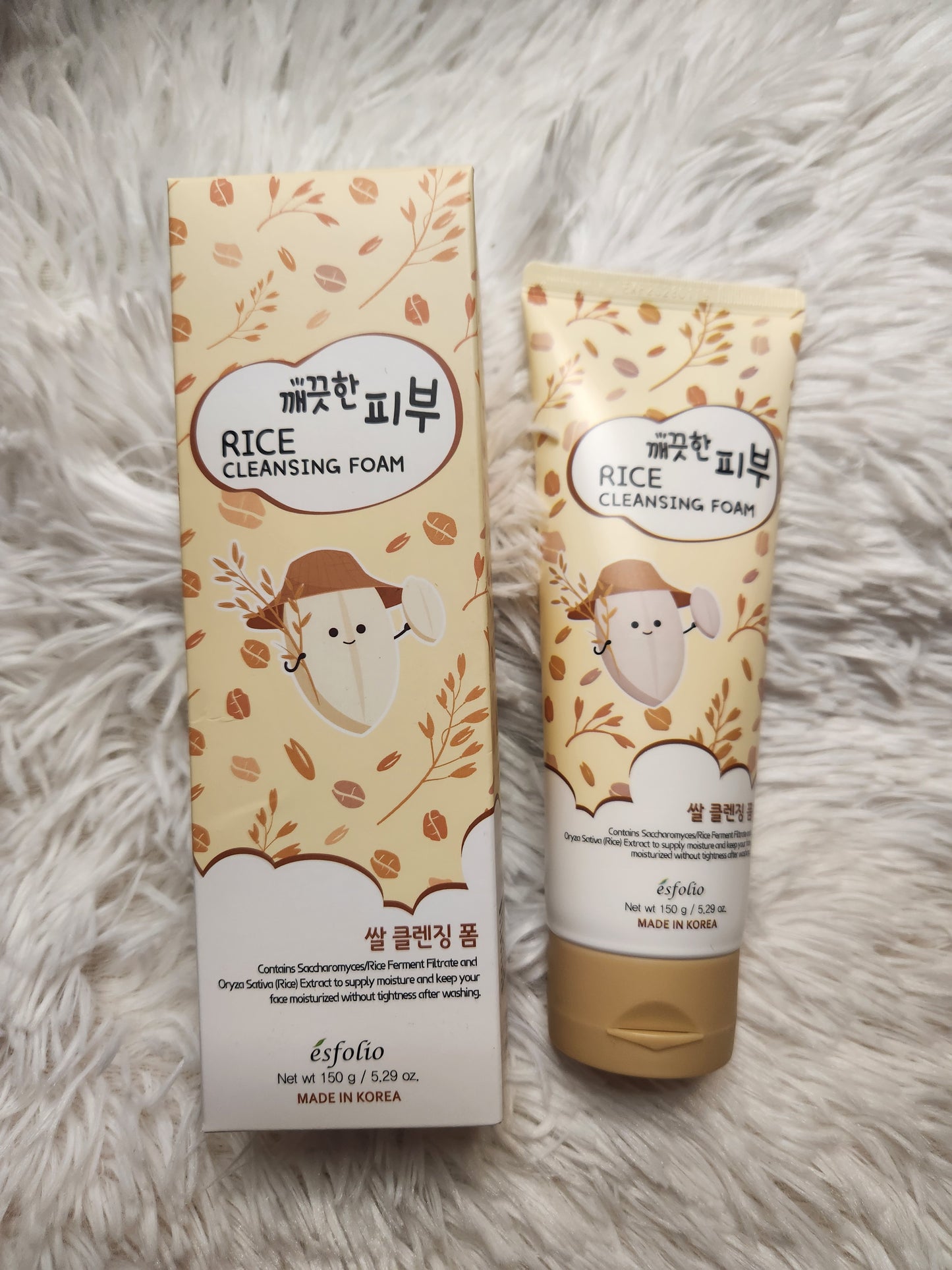 Rice Cleansing Foam by Esfolio