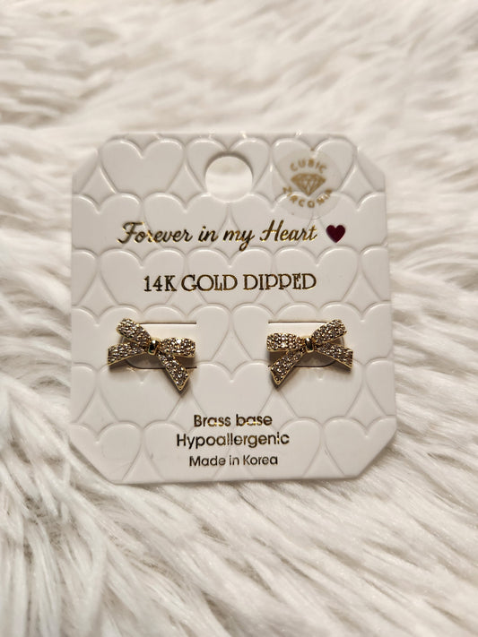 Ribbon Bow Earrings