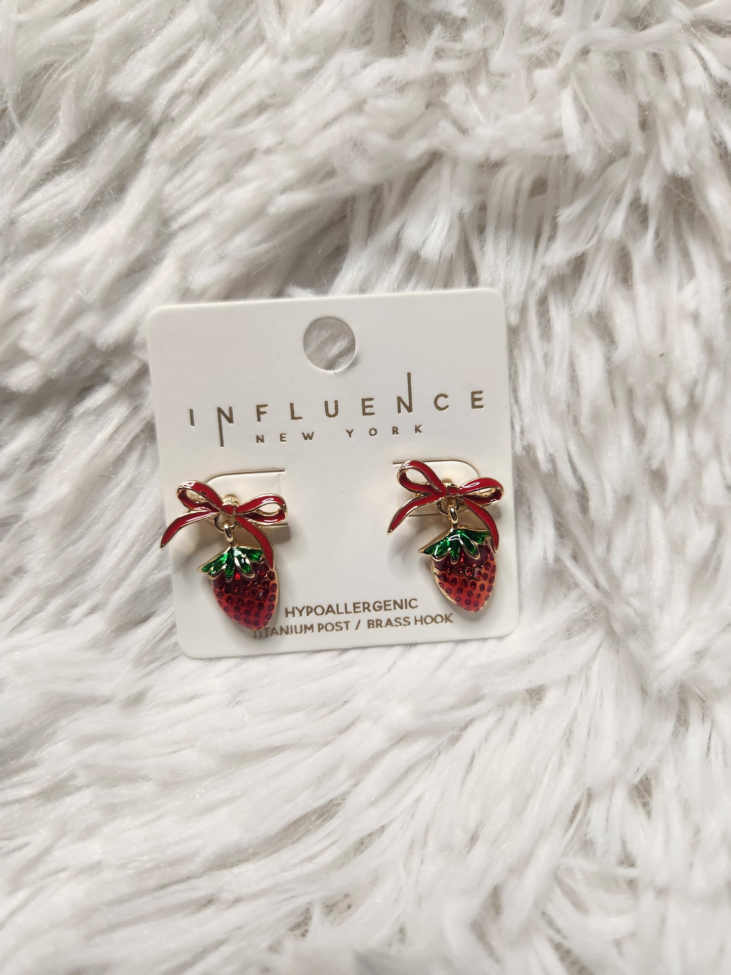 Berry Bow Earrings