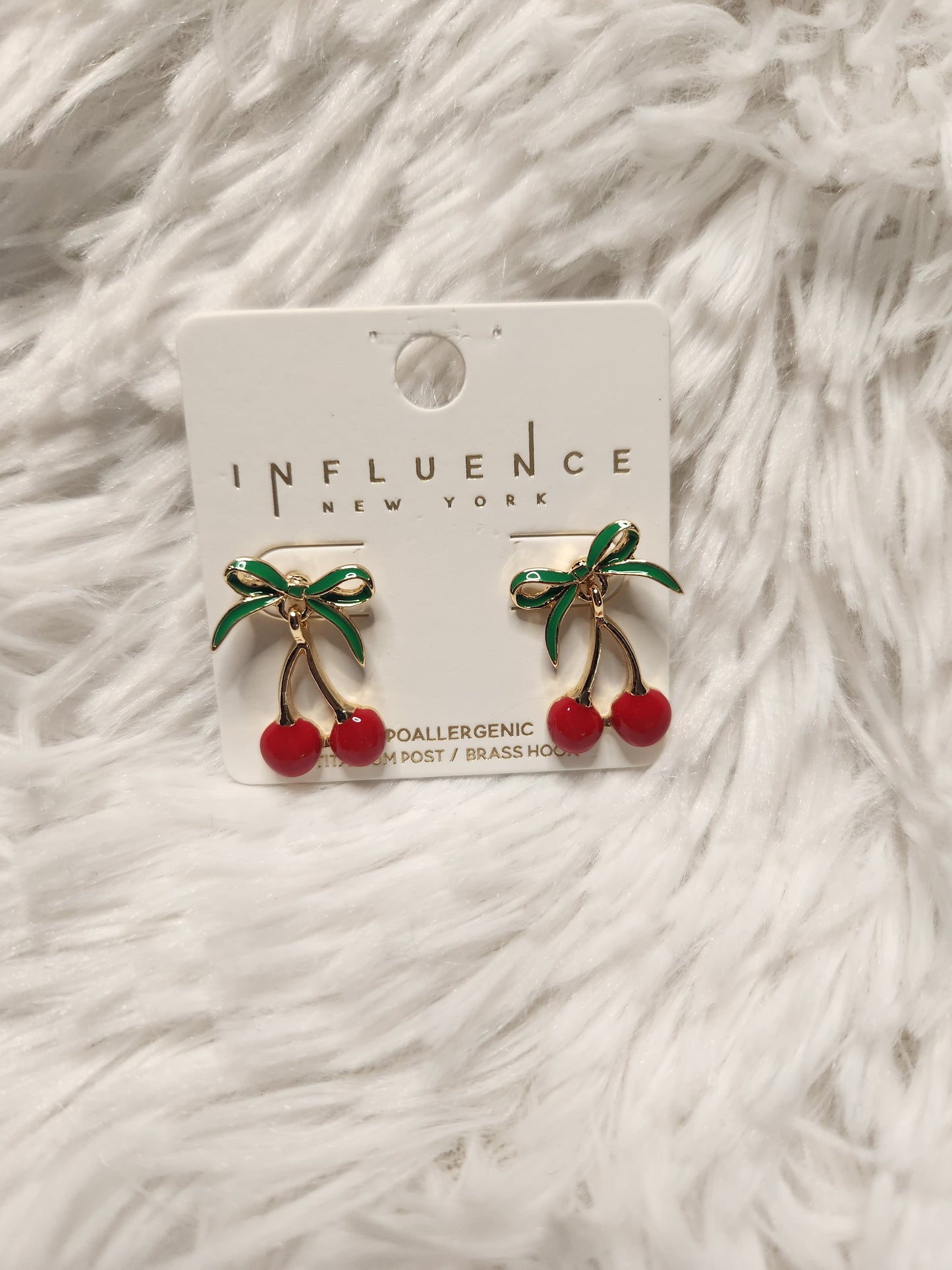 Berry Bow Earrings