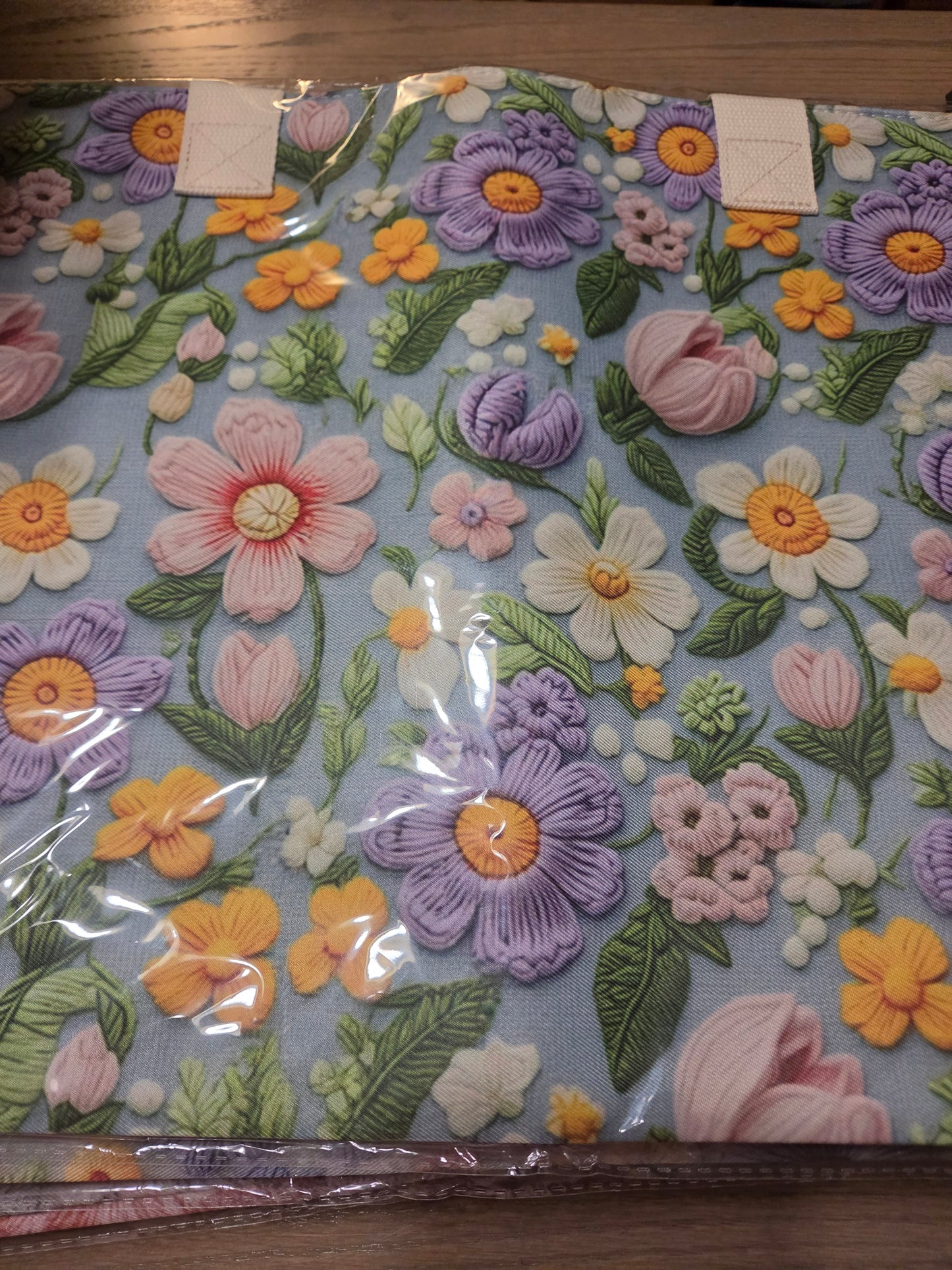Floral Print Tote Bag