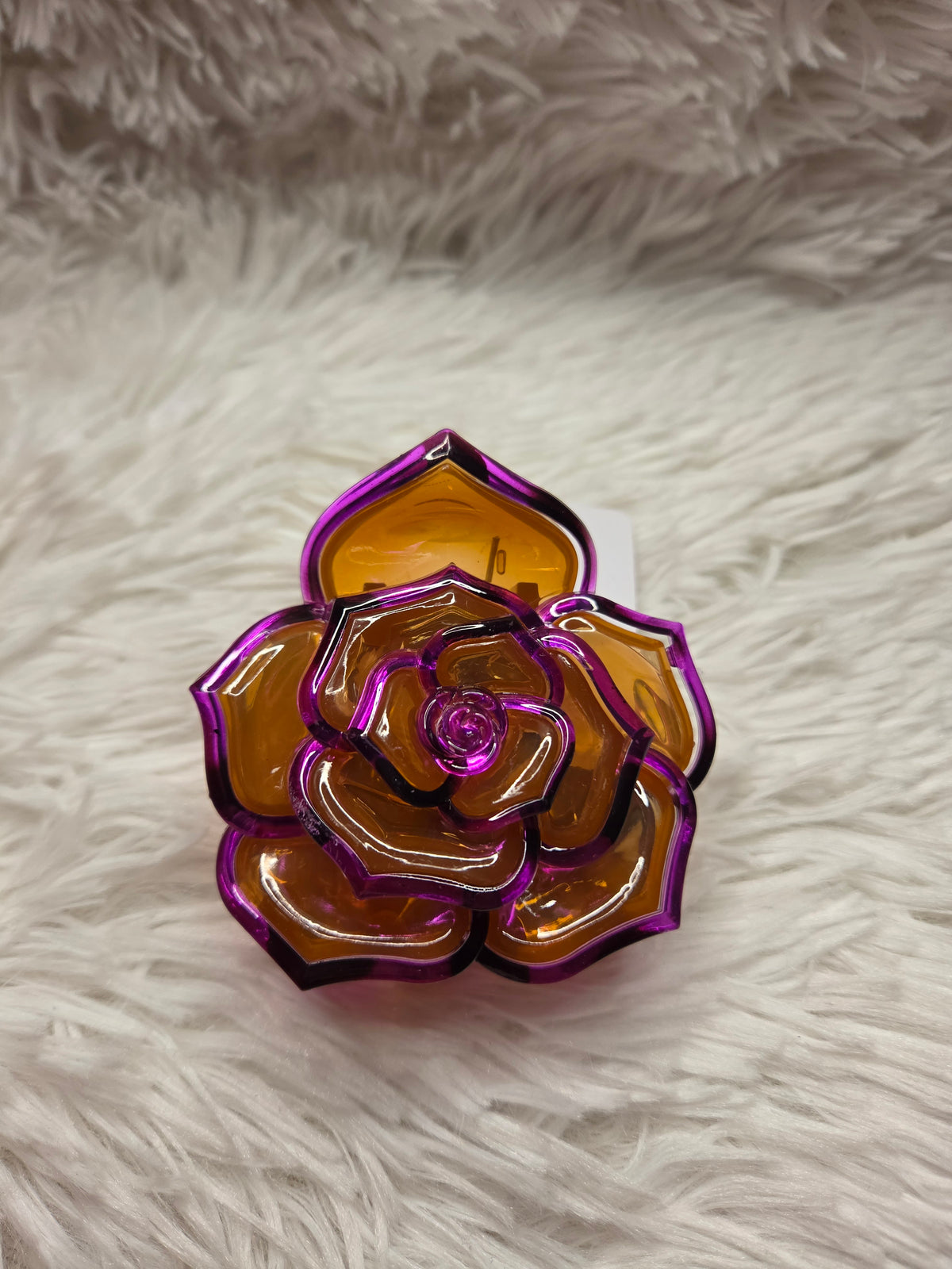 Flower Outline Hair Clip