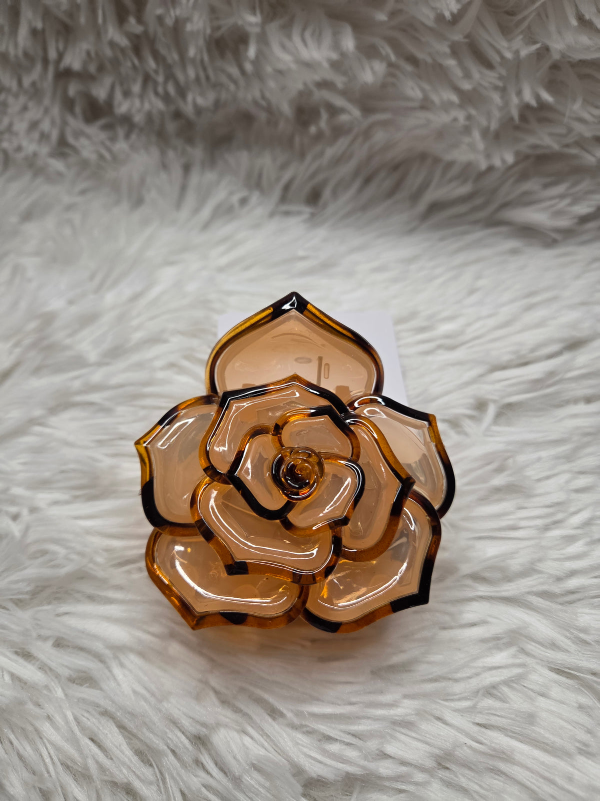 Flower Outline Hair Clip