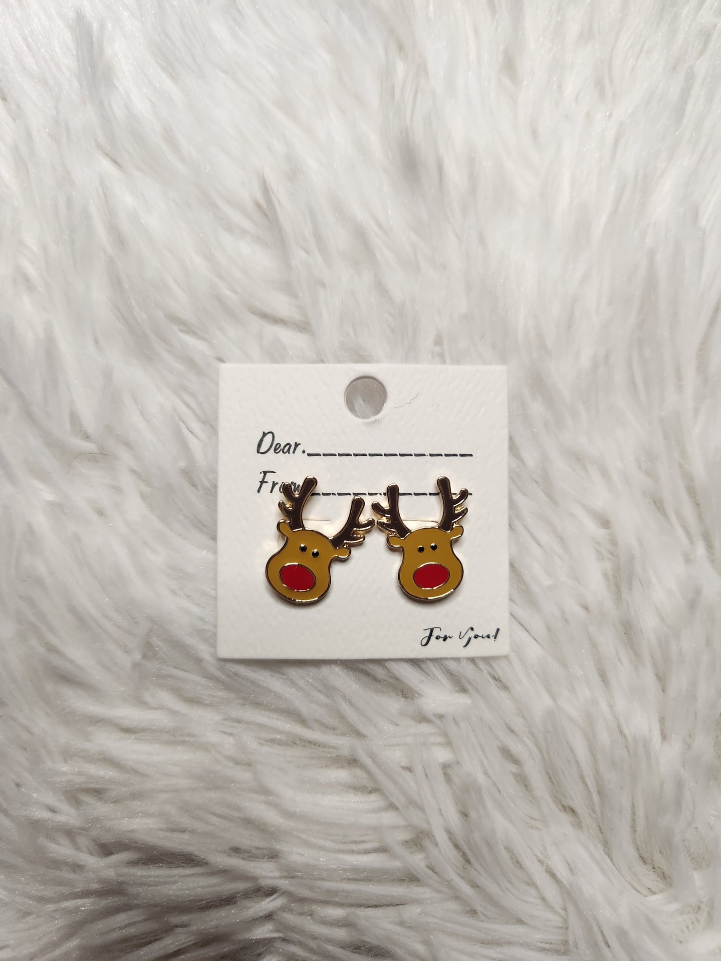 Reindeer Earrings